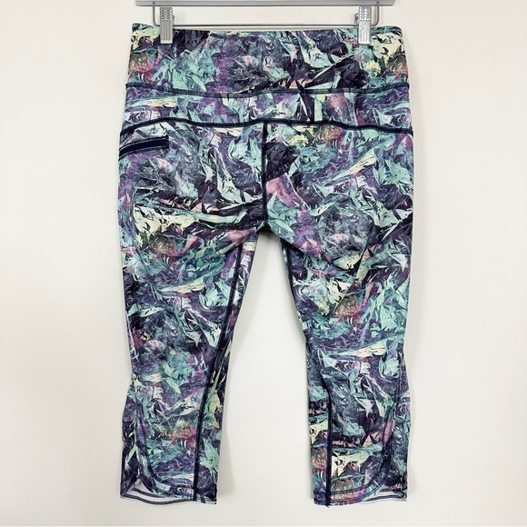 Lululemon Run: Top Speed Crop Iridescent Multi - Picture 4 of 12